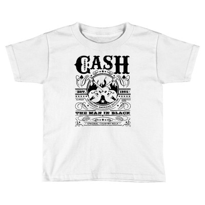 Johnny Arts Cash Music Legends Never Die Toddler T-shirt Designed By Romeo And Juliet
