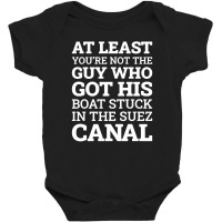 Suez Canal Stuck Funny Baby Bodysuit | Artistshot