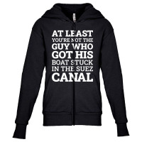 Suez Canal Stuck Funny Youth Zipper Hoodie | Artistshot