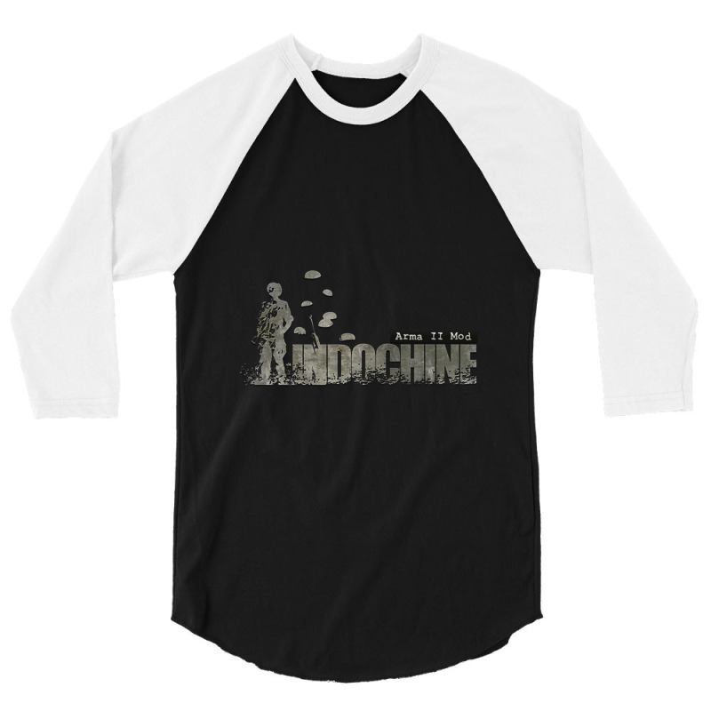 Indochine - French Pop Rock And New Wave 3/4 Sleeve Shirt | Artistshot