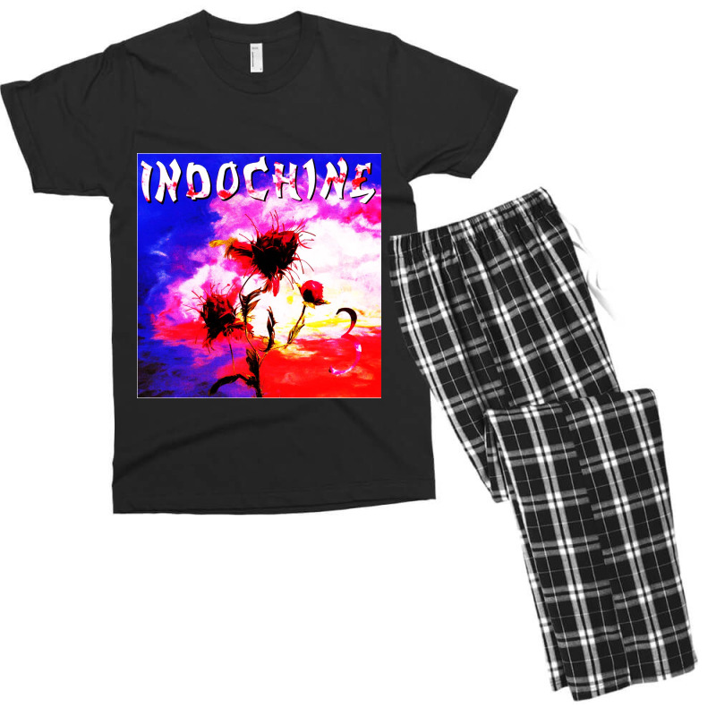 Indochine - French Pop Rock And New Wave Men's T-shirt Pajama Set | Artistshot