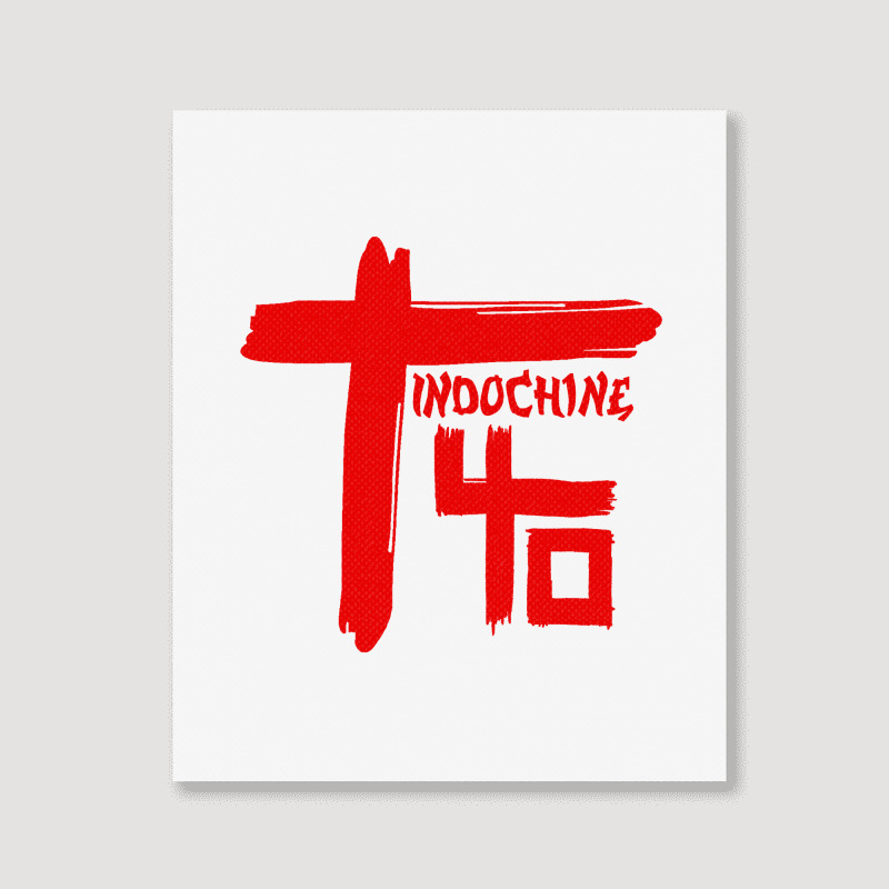 Indochine - French Pop Rock And New Wave Portrait Canvas Print | Artistshot