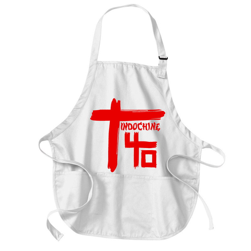 Indochine - French Pop Rock And New Wave Medium-length Apron | Artistshot