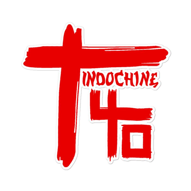 Indochine - French Pop Rock And New Wave Sticker | Artistshot