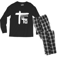 Indochine - French Pop Rock And New Wave Men's Long Sleeve Pajama Set | Artistshot