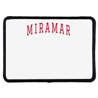 Miramar Florida Souvenir Sport College Style Text T Shirt Rectangle Patch | Artistshot