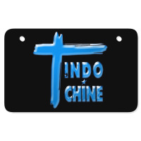 Indochine - French Pop Rock And New Wave Atv License Plate | Artistshot