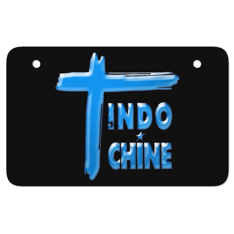 Indochine - French Pop Rock And New Wave Atv License Plate | Artistshot