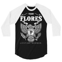 Flores Lifetime Member 3/4 Sleeve Shirt | Artistshot