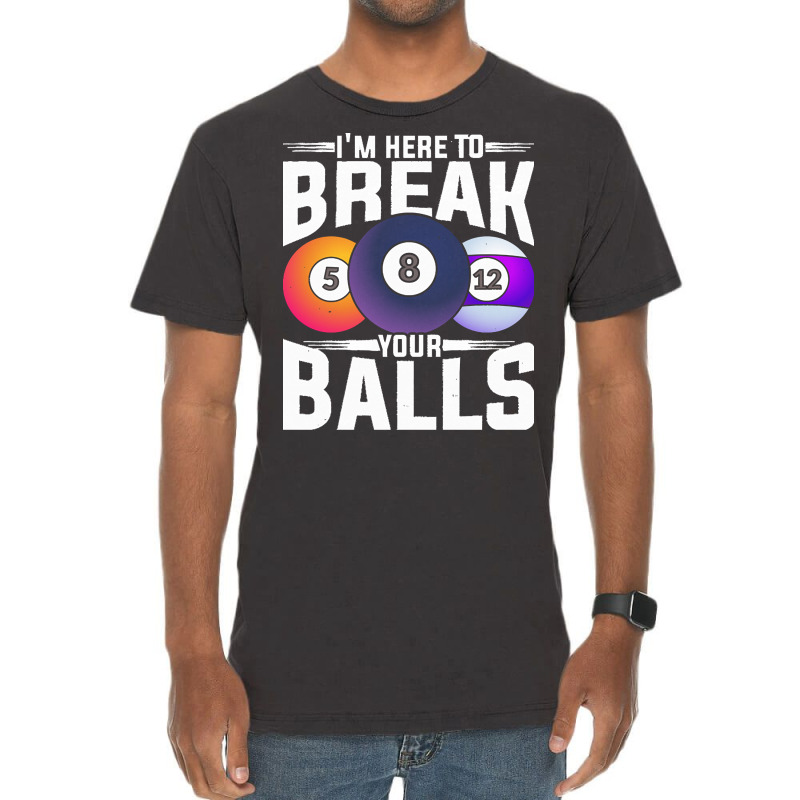 Billiard T  Shirt8 Ball Pool Player Funny Snooker Billiard T  Shirt Vintage T-shirt | Artistshot