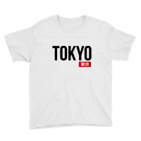 Tokyo Text Art Youth Tee | Artistshot