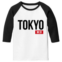 Tokyo Text Art Youth 3/4 Sleeve | Artistshot