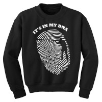 It's In My Dna Sporting Clays Shooter Fingerprint Fans Retro T Shirt Youth Sweatshirt | Artistshot