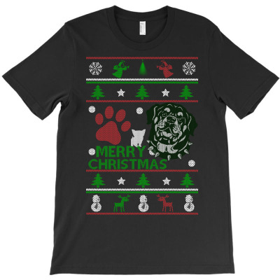 Rottweiler Christmas T-shirt Designed By Phsl