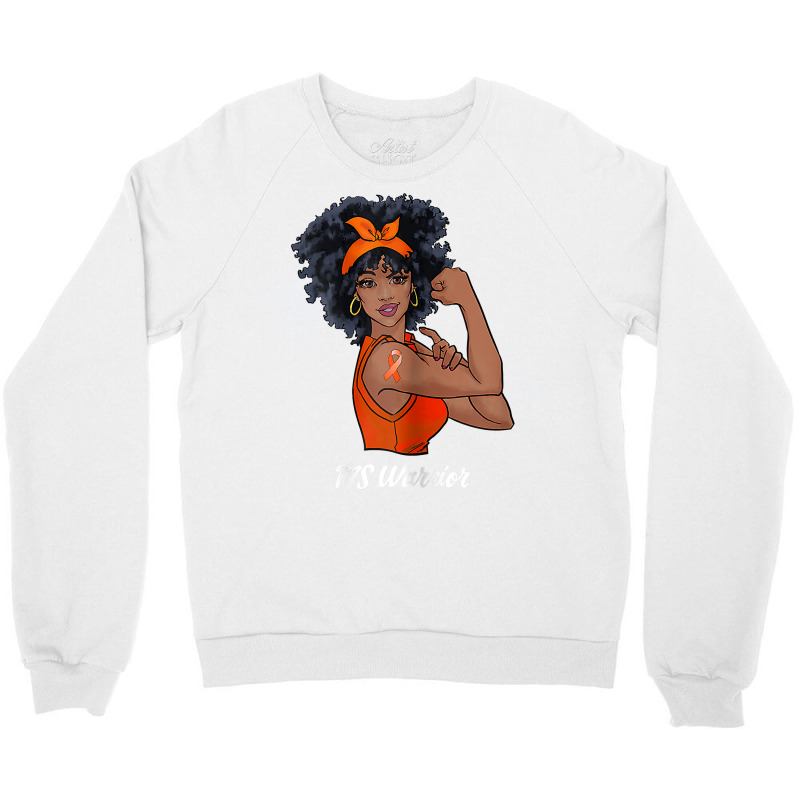 Womens Ms Warrior Fighter Support Multiple Sclerosis Awareness T Shirt Crewneck Sweatshirt | Artistshot