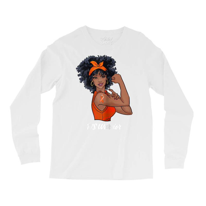 Womens Ms Warrior Fighter Support Multiple Sclerosis Awareness T Shirt Long Sleeve Shirts | Artistshot