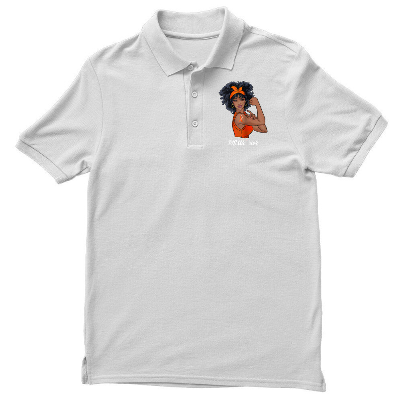 Womens Ms Warrior Fighter Support Multiple Sclerosis Awareness T Shirt Men's Polo Shirt | Artistshot