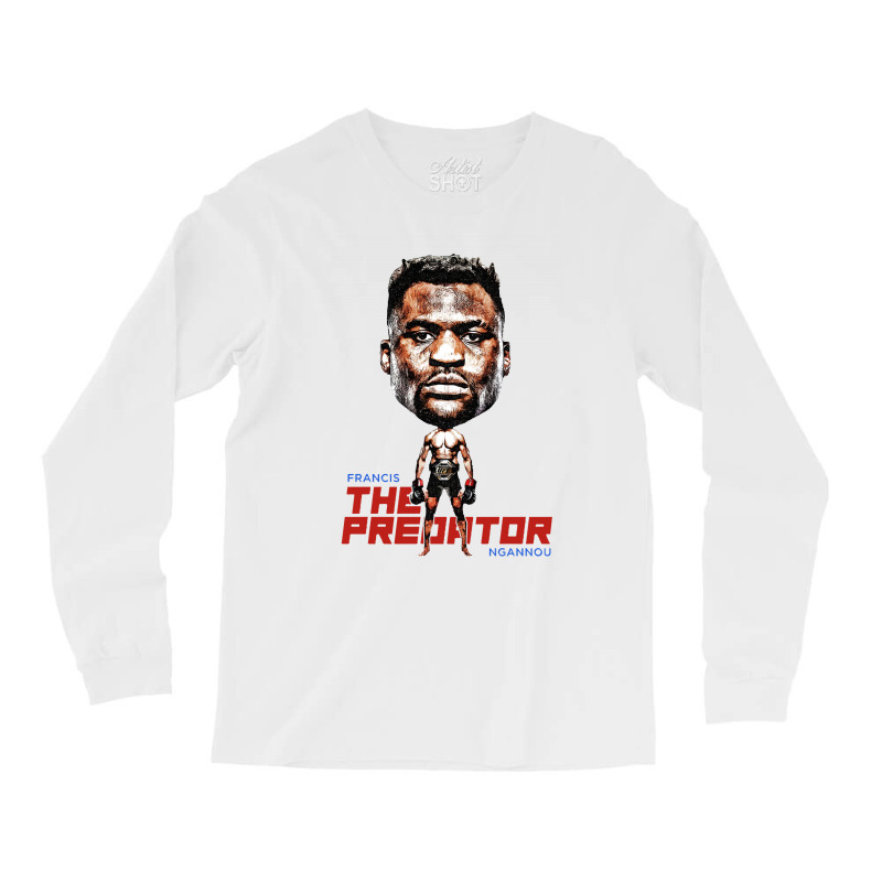 Vintage Francis Ngannou Long Sleeve Shirts by Suettan | Artistshot