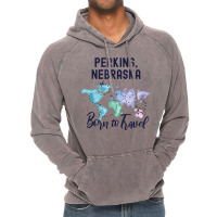 Perkins Nebraska Born To Travel World Explorer T Shirt Vintage Hoodie | Artistshot