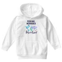 Perkins Nebraska Born To Travel World Explorer T Shirt Youth Hoodie | Artistshot