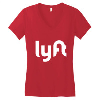 Simple Lyft  Design Women's V-neck T-shirt | Artistshot