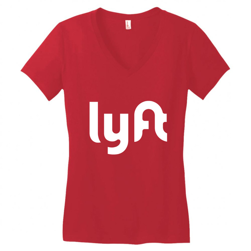 Simple Lyft  Design Women's V-Neck T-Shirt by sutinati | Artistshot