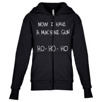 Now I Have A Machine Gun Youth Zipper Hoodie | Artistshot