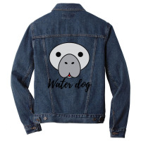 Manatee Water Dog Men Denim Jacket | Artistshot