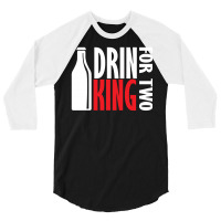 Drin King For Two 3/4 Sleeve Shirt | Artistshot