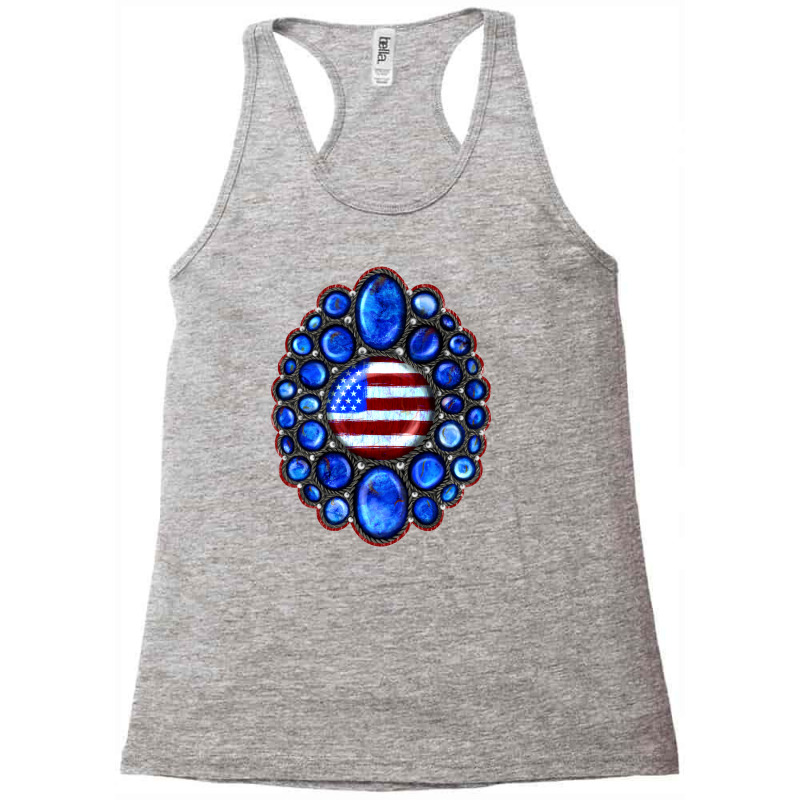 Usa Flag Gemstone Racerback Tank | Artistshot