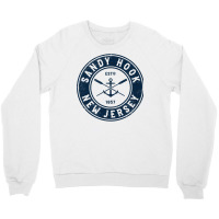 Sandy Hook New Jersey Nj Vintage Boat Anchor & Oars T Shirt Crewneck Sweatshirt | Artistshot