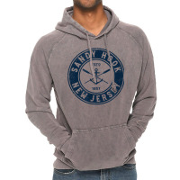 Sandy Hook New Jersey Nj Vintage Boat Anchor & Oars T Shirt Vintage Hoodie | Artistshot