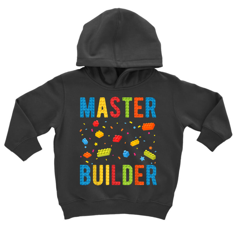 Master Builder Kids Building Blocks Brick Builder T Shirt Toddler Hoodie | Artistshot