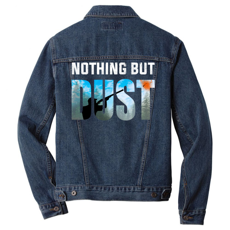 Skeet Trap Clay Shotgun Shooting Sporting Gift Long Sleeve T Shirt Men Denim Jacket | Artistshot