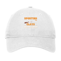 Sporting Clays   Golf With A Shotgun   Clay Target Shooting Pullover H Adjustable Cap | Artistshot