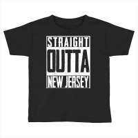 Straight Outta New Jersey Us Patriot Fan Pride T Shirt Toddler T-shirt | Artistshot