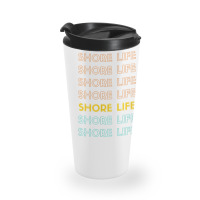 Vintage New Jersey Shore Life Beach Summer Vacation Surf T Shirt Travel Mug | Artistshot