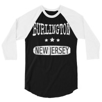 Vintage Burlington New Jersey T Shirt 3/4 Sleeve Shirt | Artistshot