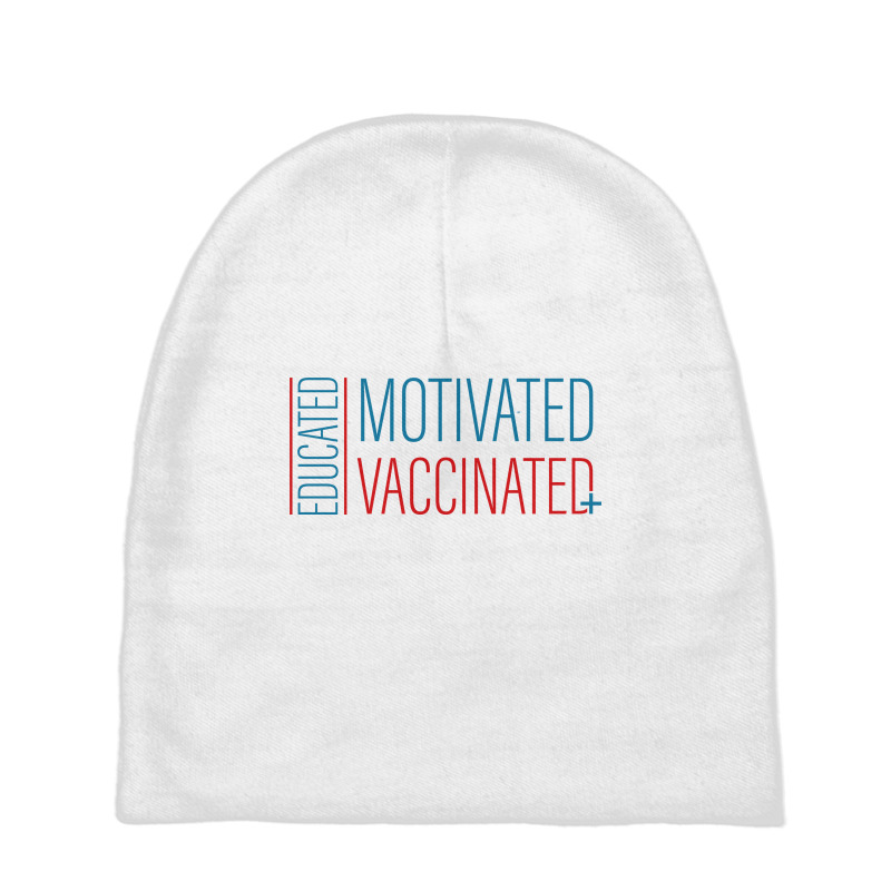 Education Motivated Vaccinated Baby Beanies by MHGraphicsArt | Artistshot