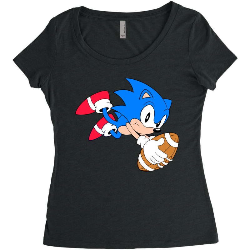 Sadow The Hedgehog Women's Triblend Scoop T-shirt by dikamardian | Artistshot