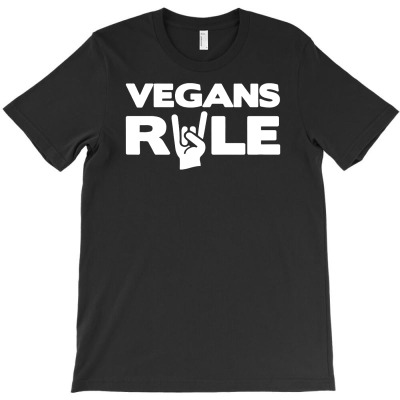 Vegans Rule T-shirt Designed By Lili Alamin
