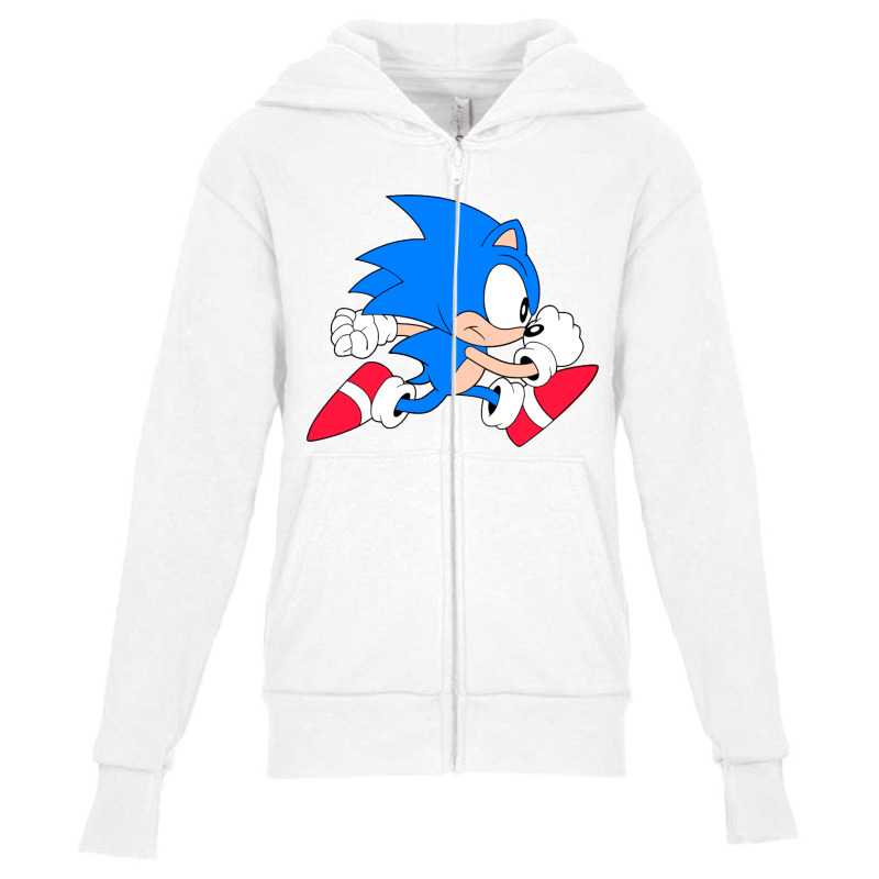 Sadow The Hedgehog Youth Zipper Hoodie by dikamardian | Artistshot