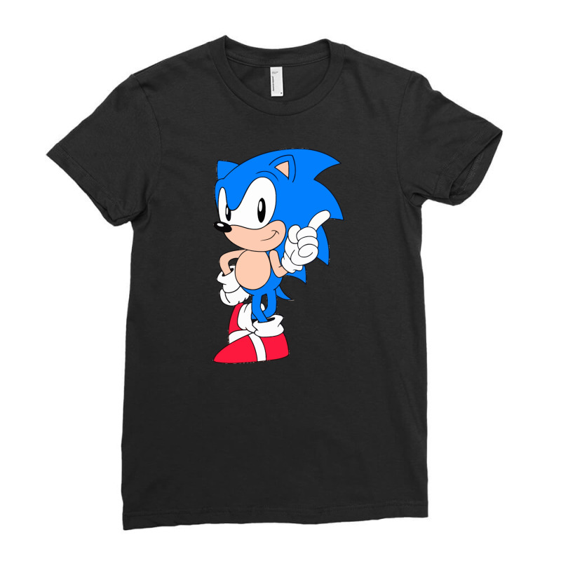 Sadow The Hedgehog Ladies Fitted T-Shirt by dikamardian | Artistshot