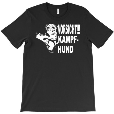 Vorsicht Kampfhund  Funny T-shirt Designed By Lili Alamin