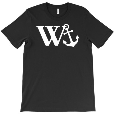 W Anchor Mens Funny Offensive T-shirt Designed By Lili Alamin