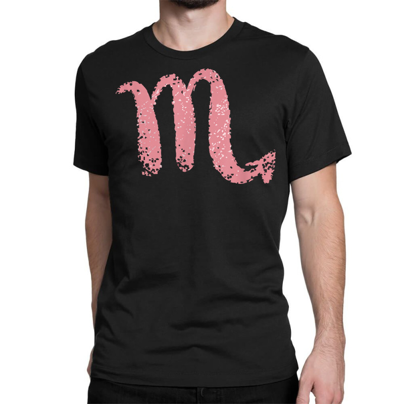 Rose Pink Colored Scorpio Zodiac Astrology Sign T Shirt Classic T-shirt | Artistshot