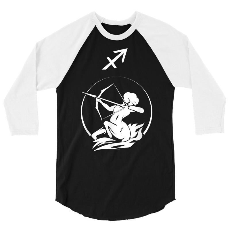 Sagittarius Archer Zodiac Horoscope Sign Astrology T Shirt 3/4 Sleeve Shirt | Artistshot