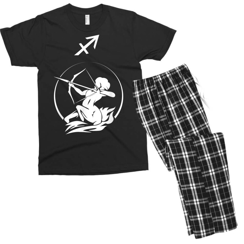 Sagittarius Archer Zodiac Horoscope Sign Astrology T Shirt Men's T-shirt Pajama Set | Artistshot