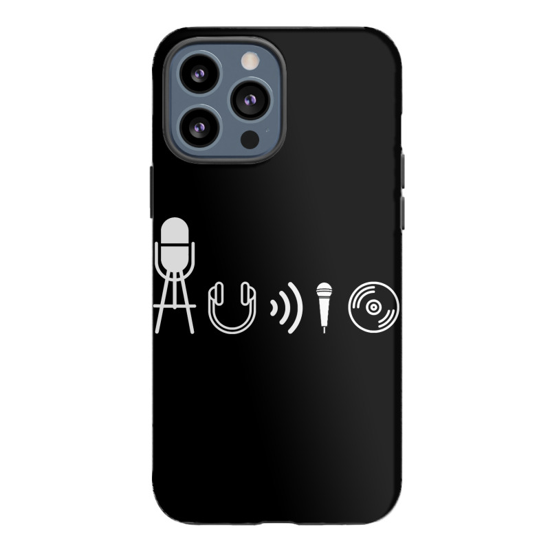 Audio Symbols From Sound, Music, Live Production, Engineer T Shirt Iphone 13 Pro Max Case | Artistshot