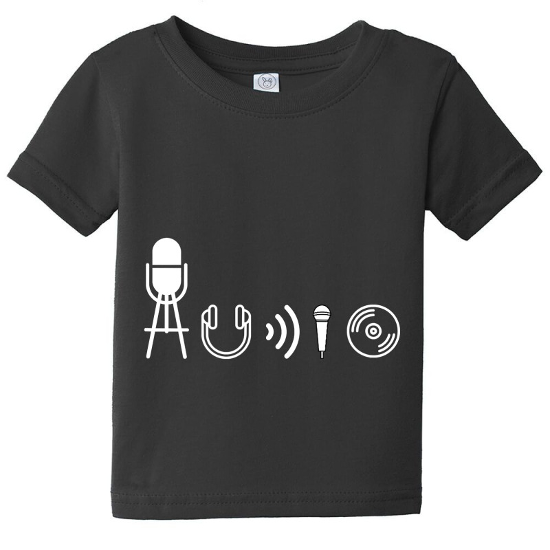 Audio Symbols From Sound, Music, Live Production, Engineer T Shirt Baby Tee | Artistshot